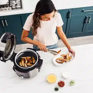 נינג’ה סמארט-ליד Ninja® Pressure Cooker Steam Fryer with SmartLid דגם OL553 יבואן רשמי שריג אלקטריק