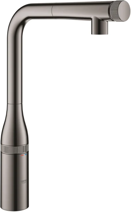 ברז מטבח נשלף Grohe אפור גרפיט מבריק Essence Smart גרואה – בסט דיל שופ Best Deal