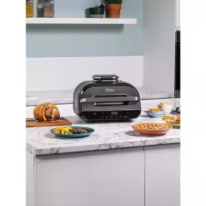 נינג’ה גריל Ninja Smart Grill XL דגם AG553 יבואן רשמי שריג אלקטריק – נינג ה גריל, נינג ה גריל xl, סיר טיגון ללא שמן נינג ה, סיר נינג ה, סיר בישול חשמלי – בסט דיל שופ