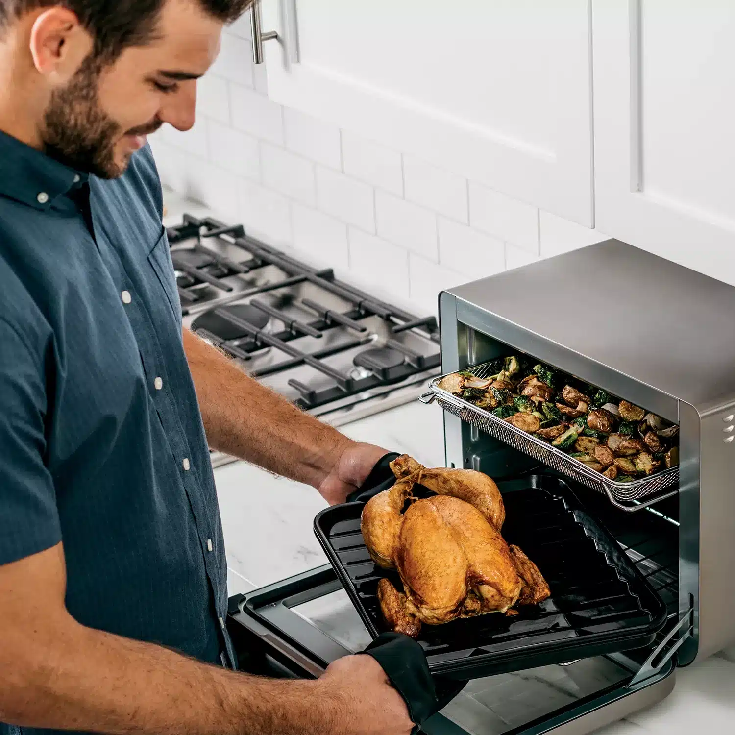 תנור אובן דיגיטלי Ninja® Foodi 10-in-1 XL Pro Air Fry Digital Toaster Oven  דגם DT203 יבואן רשמי שריג אלקטריק