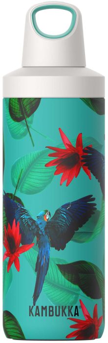 בקבוק שתיה תרמי 500 מ”ל תוכים קמבוקה￼ Kambukka Parrots