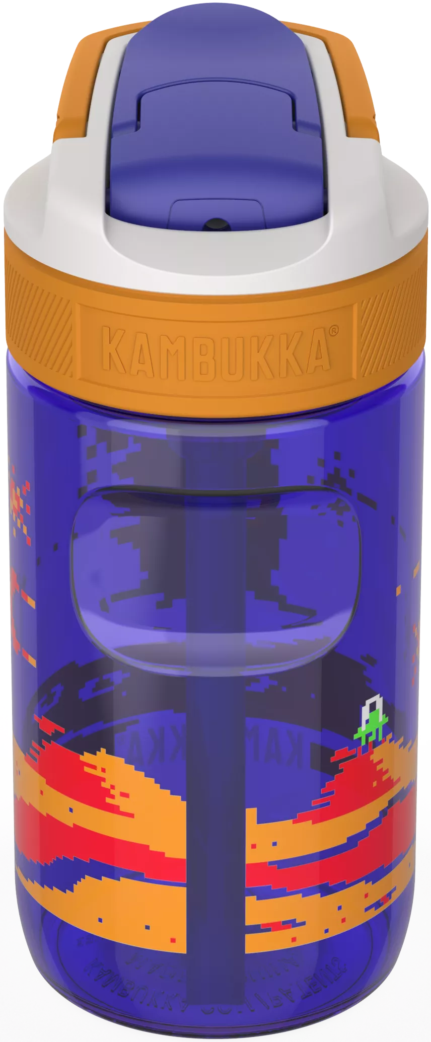 בקבוק שתייה קמבוקה ילדים 400 מ”ל Kambukka Lagoon Alien Arcade