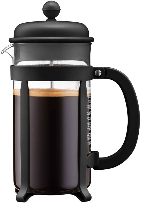 פרקולטור 8 כוסות מסדרת Java בגימור שחור תוצרת Bodum שוויץ