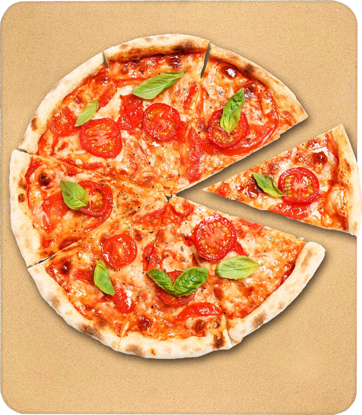 אבן שמוט מלבן 38 × 30 ס״ם Food Appeal Pizza Cooking Stone פוד אפיל