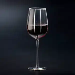 סט 6 כוסות יין בצבע שחור יוקרתי Smoke Veneto