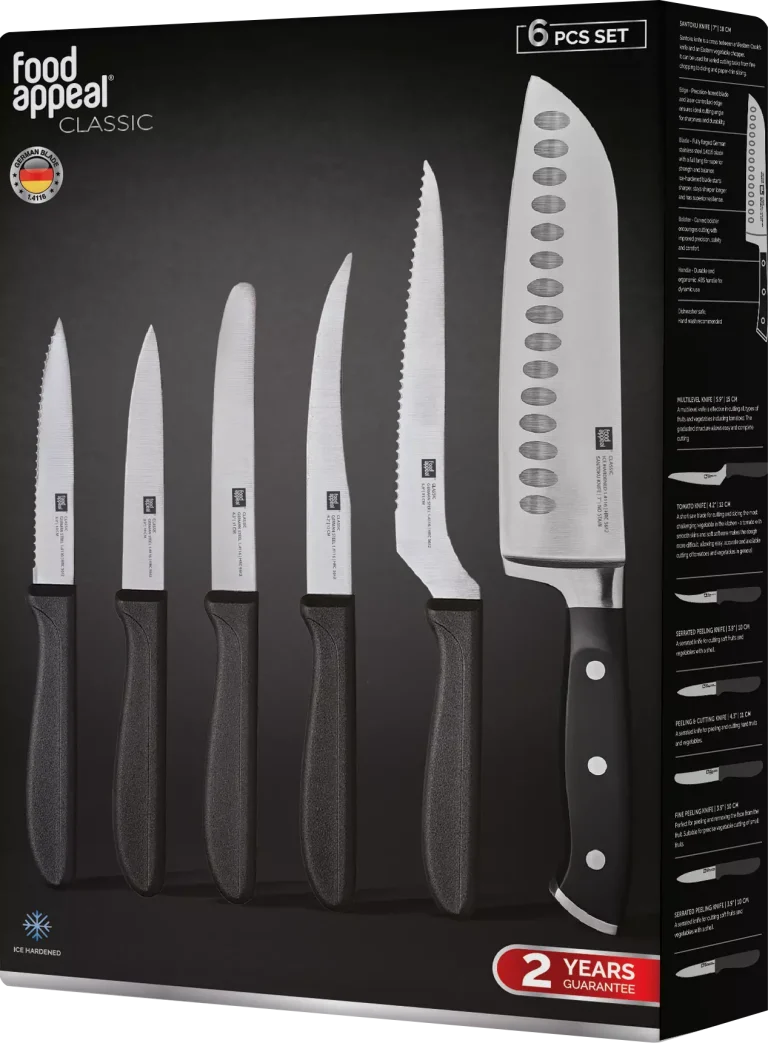 סכינים 6 חלקים Cult Classic Food Appeal פוד אפיל